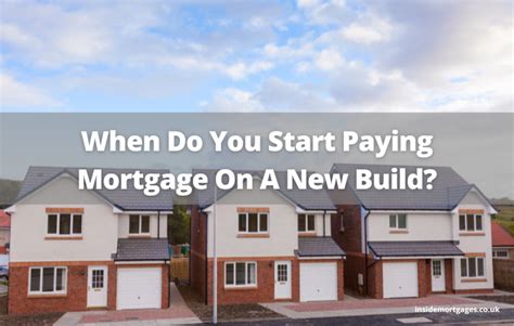Assuming our number from above, a loan total of 400,000, then during the final month of construction. . When do you start paying rates on a new build